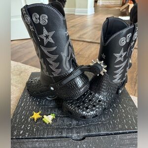 Crocs Cowboy Boots size 8
